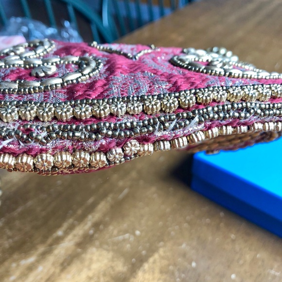 NWT PINK Fortune Cookie 🥠 Purse /Bracelet Handle - Picture 6 of 8